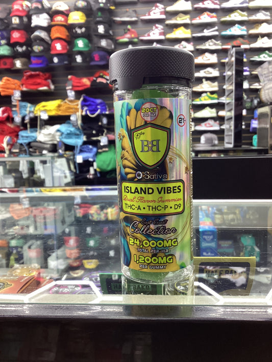 BB thca dual flavor gummies 1200mgx20ct island vibes