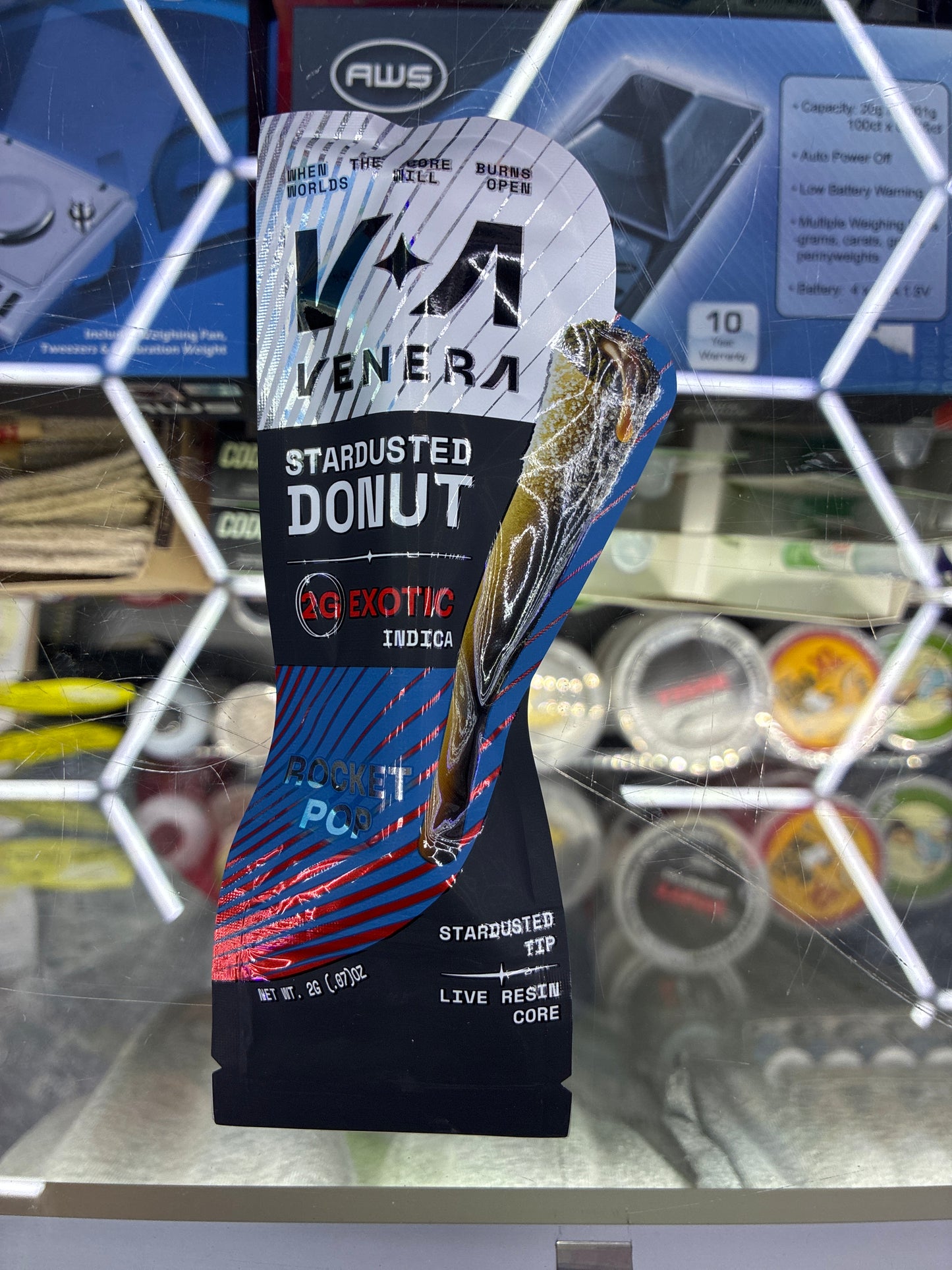 Venera Stardusted donut 2g exotic indica rocket pop