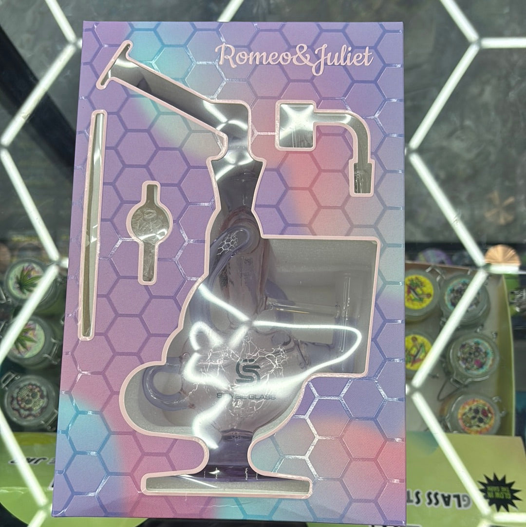 Sense glass Romeo & Juliet heart bong