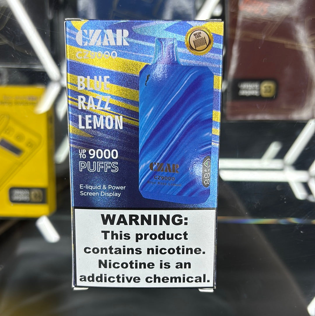 Czar cz9000 blue razz lemon