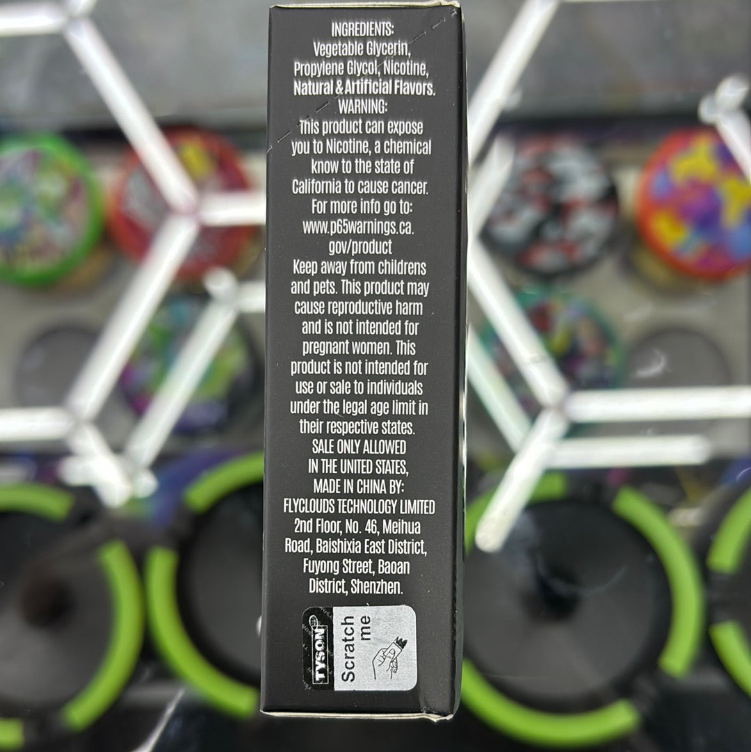 Tyson, round 2 cool mint, 7500 hits