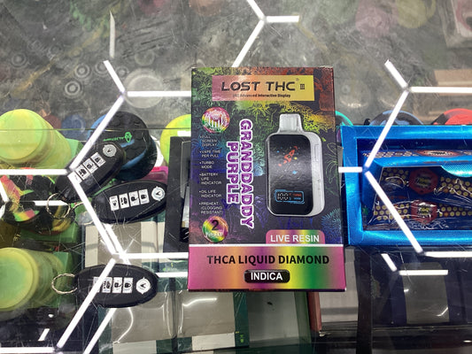 Lost thc iii live resin liquid diamonds granddaddy purple 2g indica