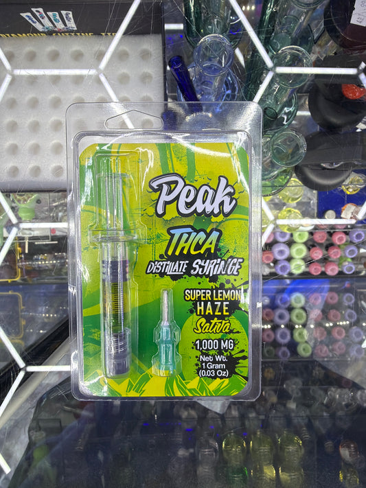 Peak Thca Distillate syringe 1000mg super lemon haze sativa