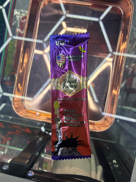 American royal honey sweet coconut flavor