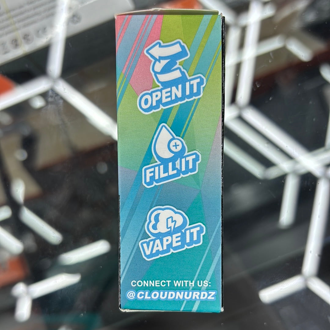 Cloudnurdz watermelon apple iced salts 25mg