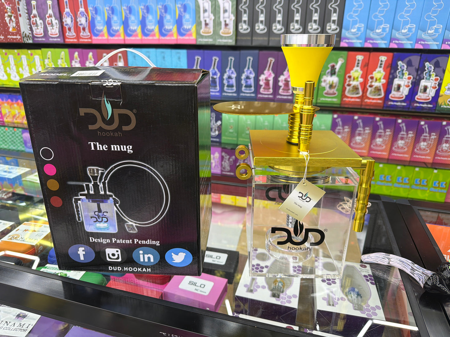 Dud hookah box yellow