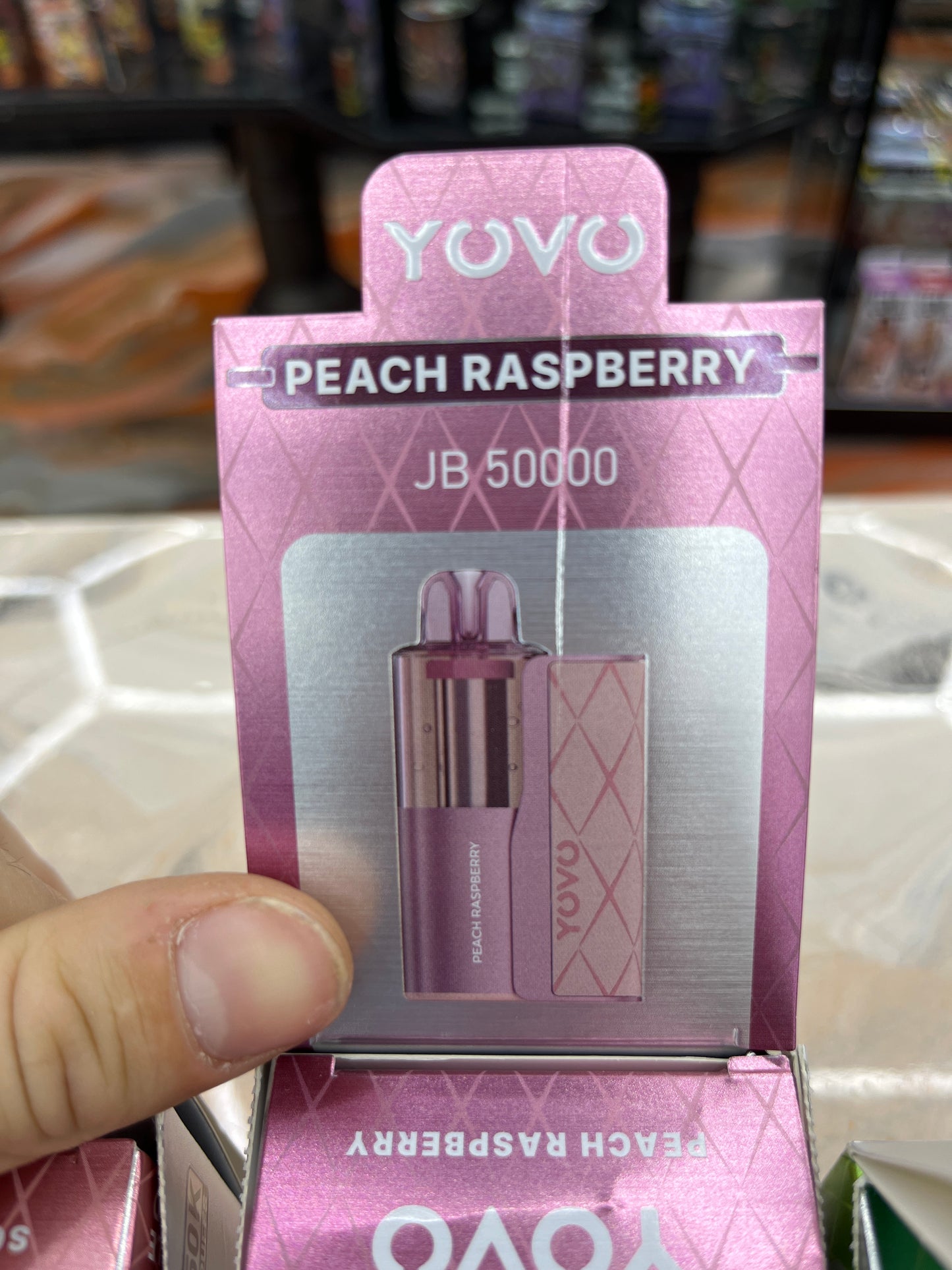 Yovo JB 50k peach raspberry