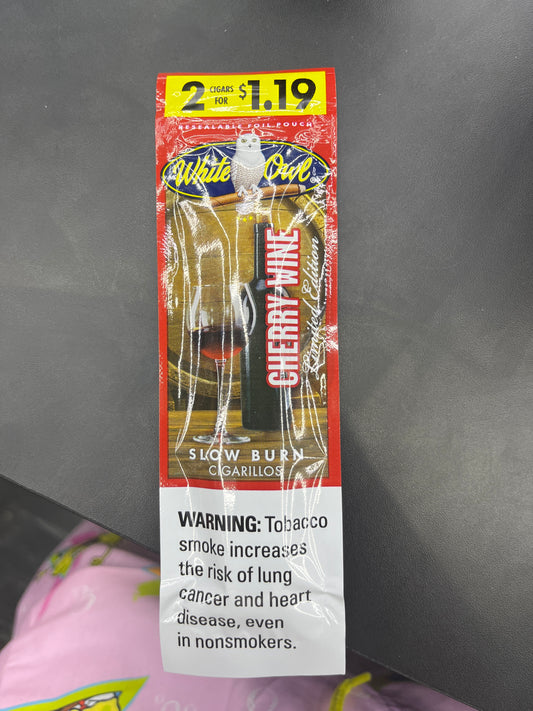 White owl cherry wine tips