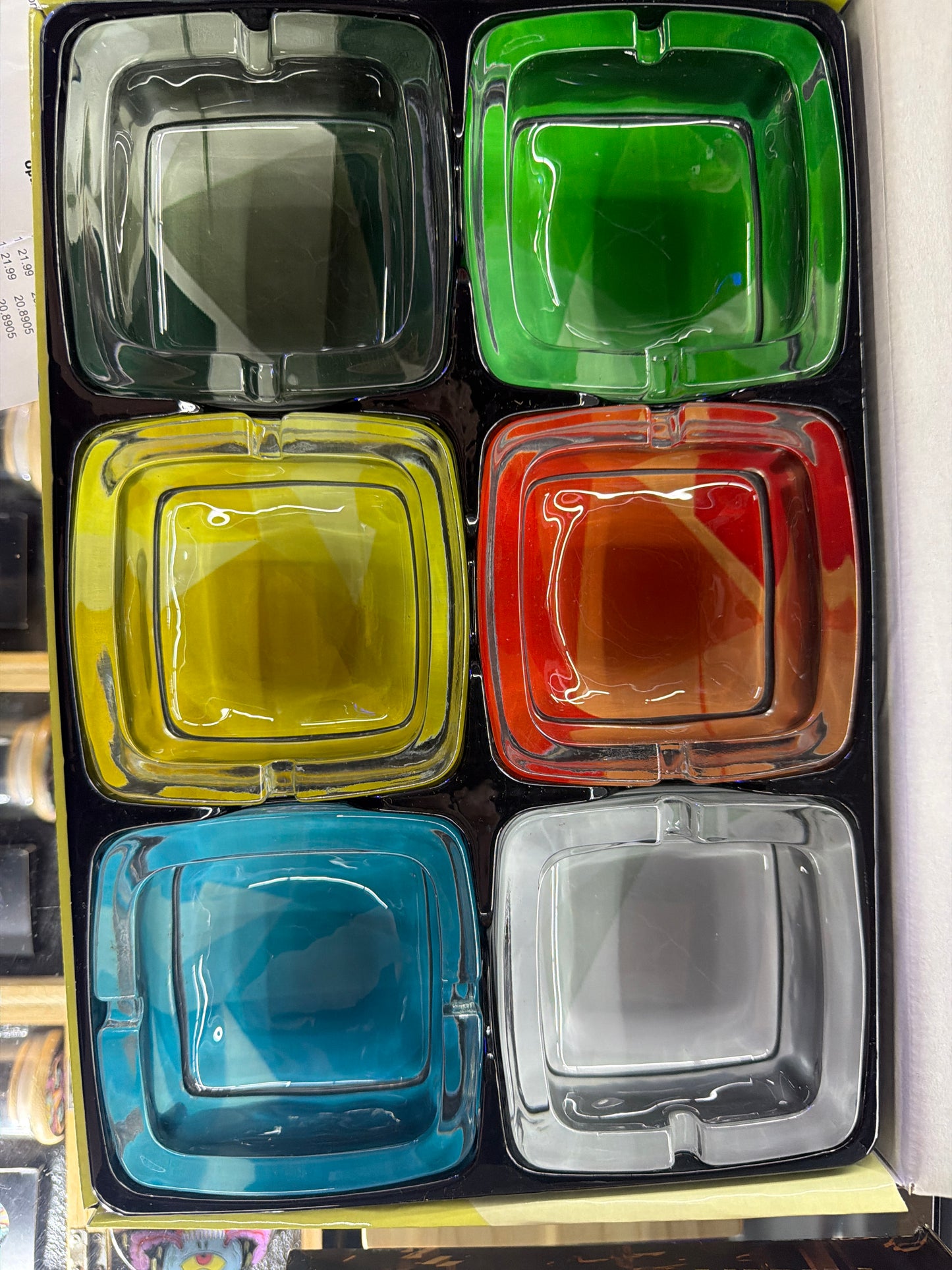 square ashtray