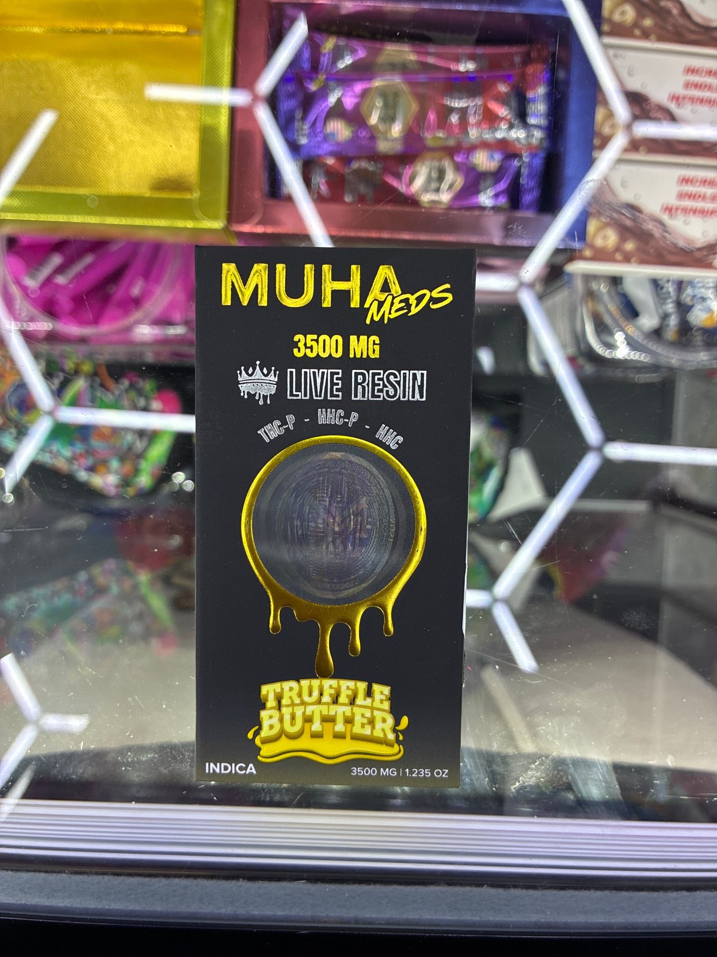 Muha meds 3500mg melted diamonds truffle butter Indica