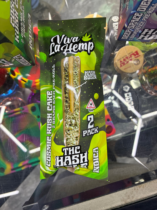 Viva la hemp thca hash hole 4g cosmic kush cake indica