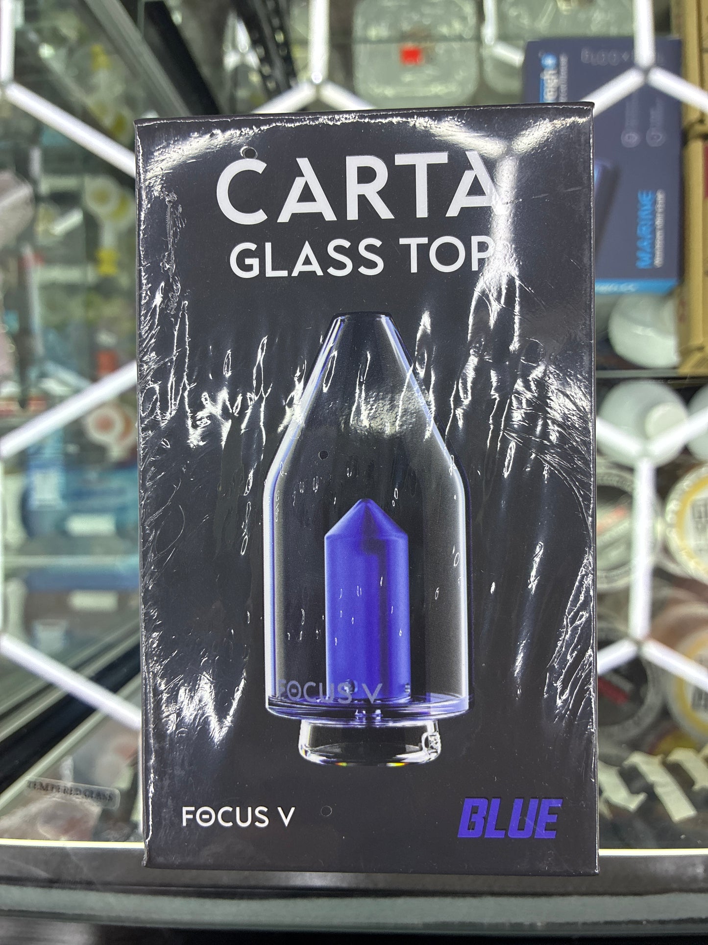 CARTA GLASS TOP BLUE