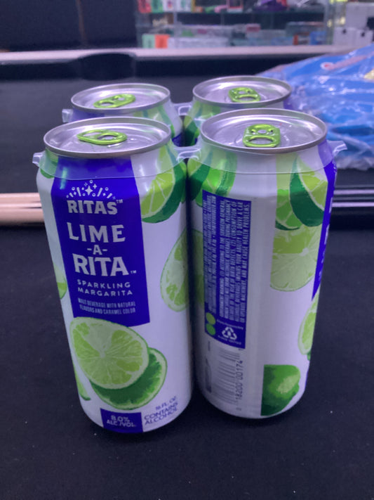 Ritas lime a rita 4 pack 16 oz