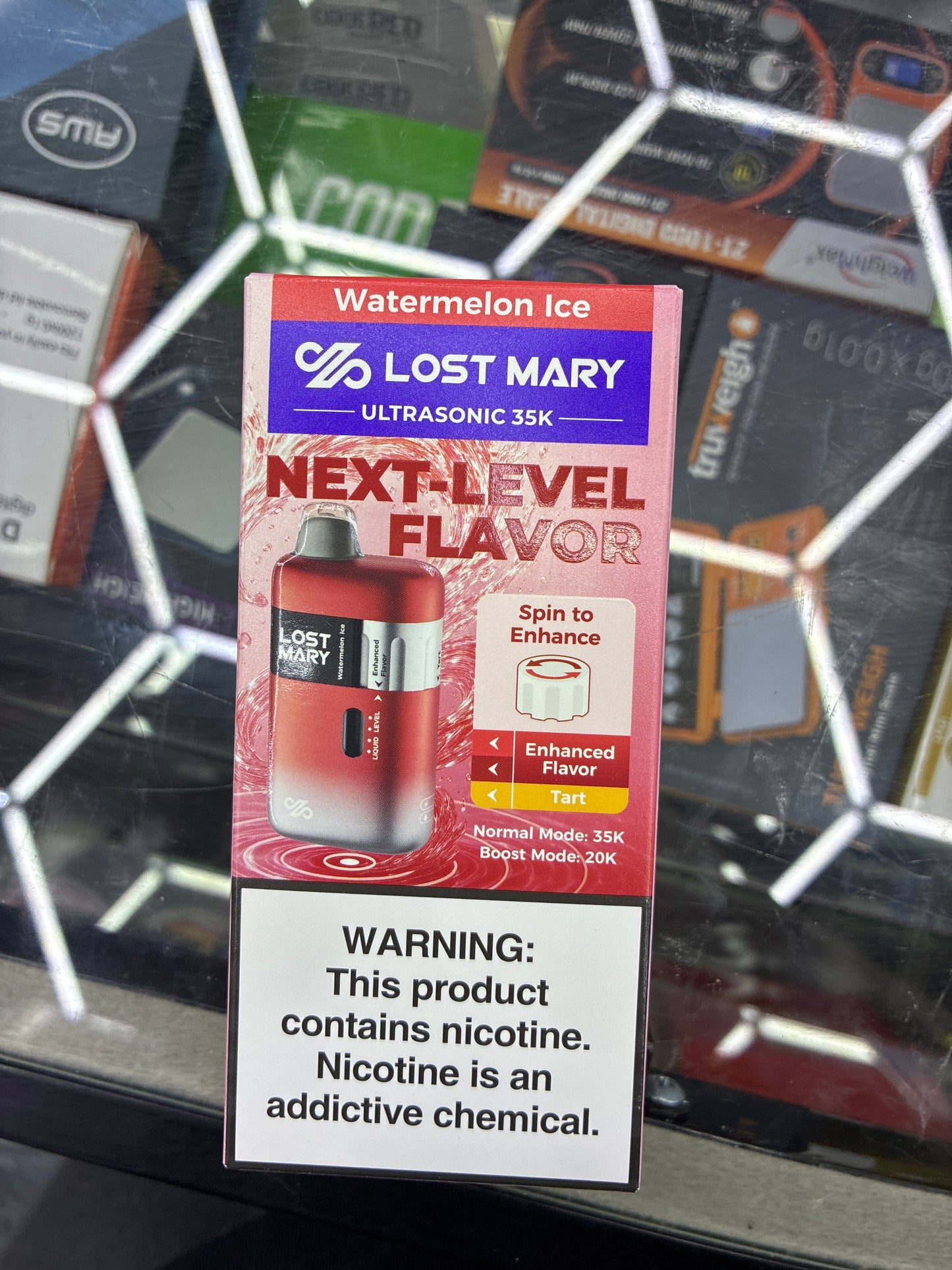 Lost Mary ultrasonic 35k next level flavor watermelon ice