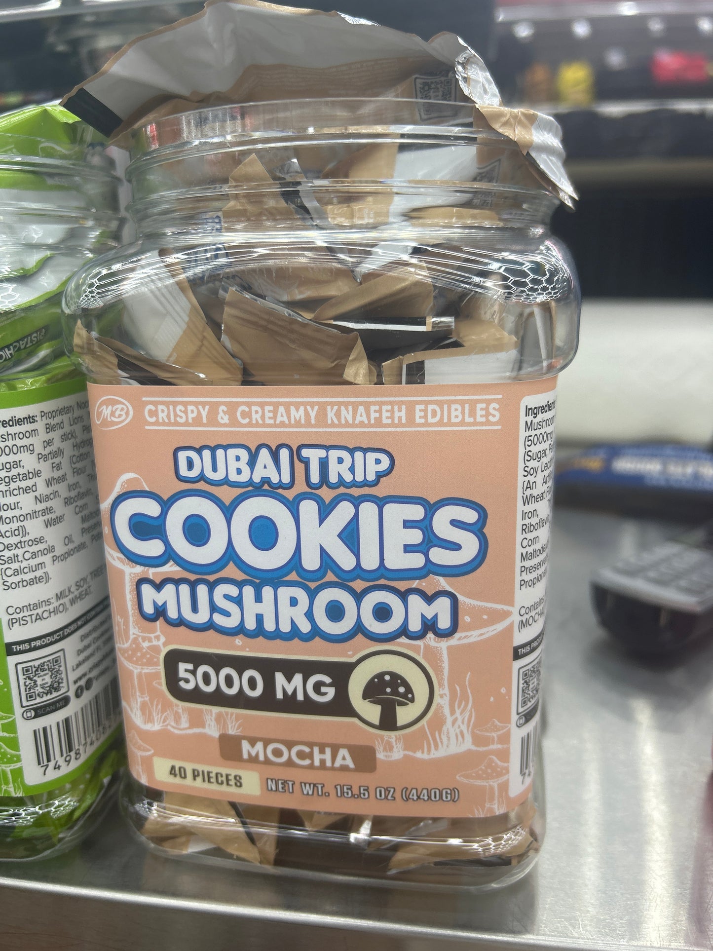 Dubai trip cookies mushroom 5000mg mocha