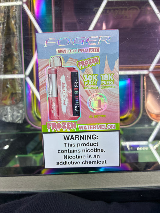 Fogger switch pro disposable kit 30k puffs frozen watermelon