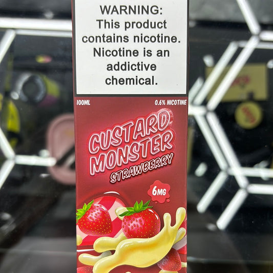 Custard monster,strawberry 6MG