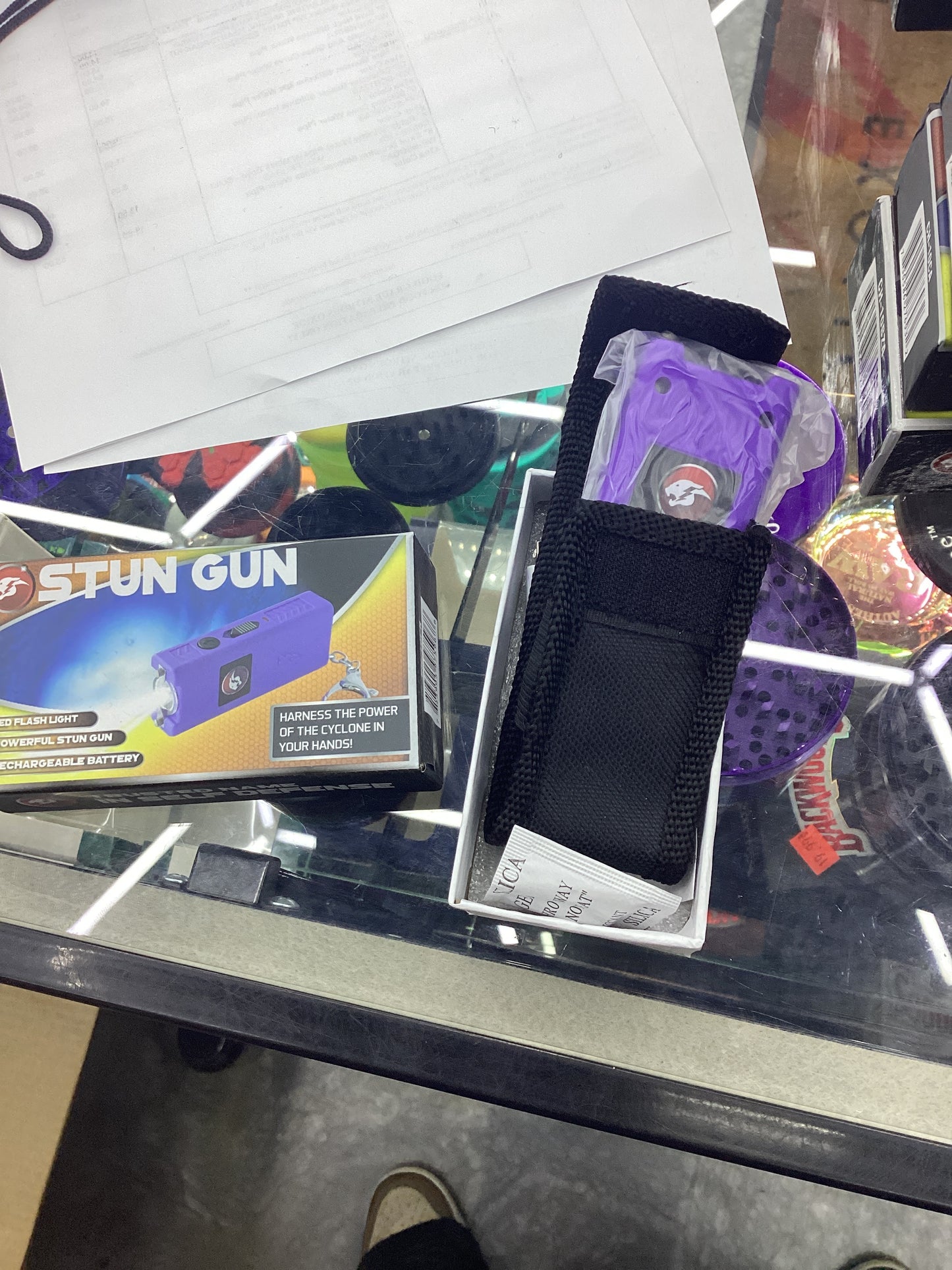 Jaguar stun gun purple