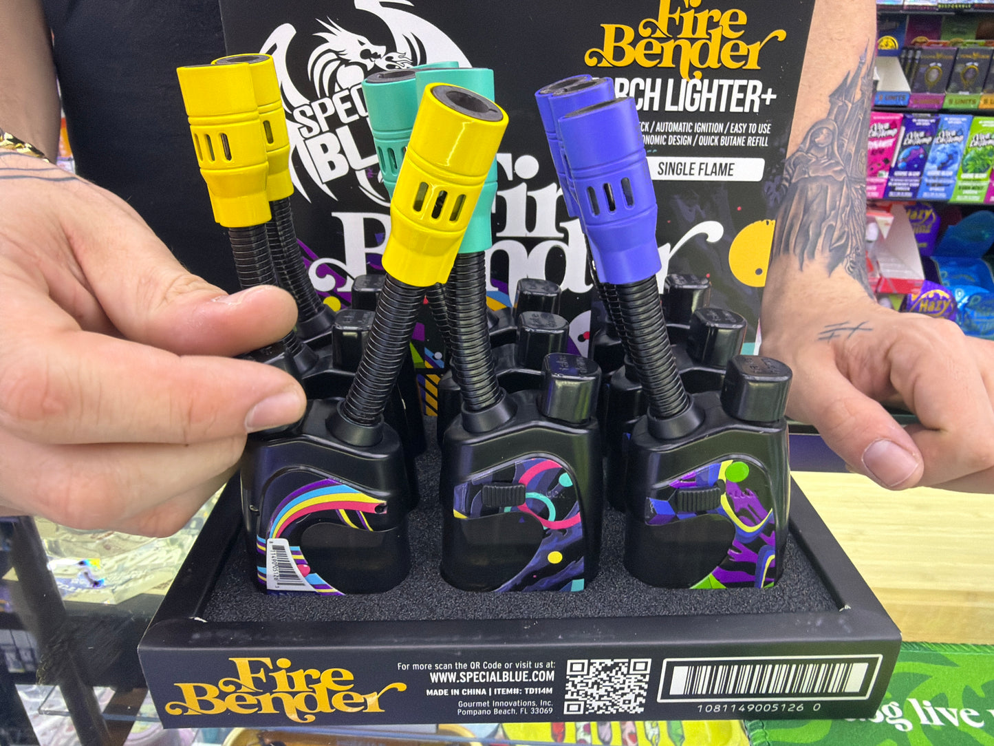 Special Blue Bendy torch