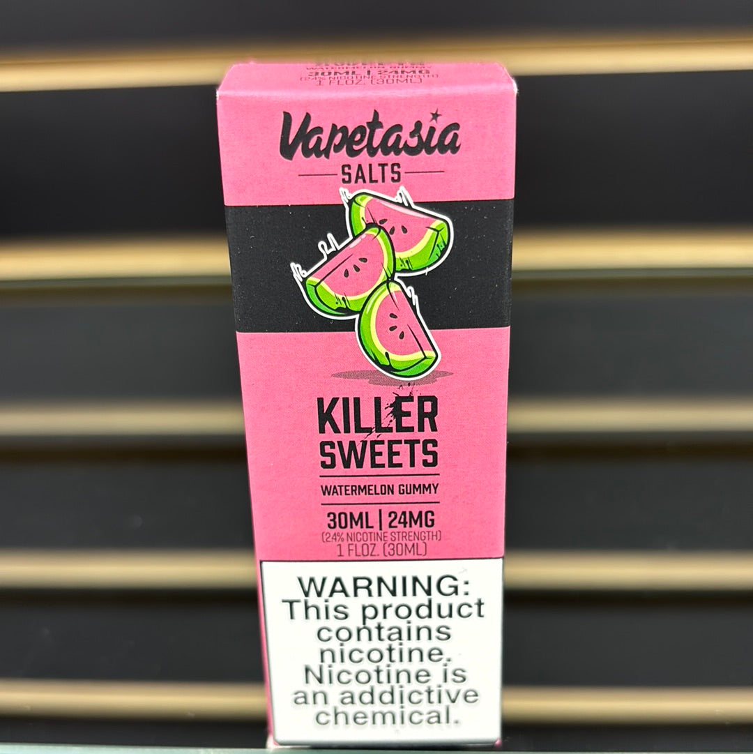 Vapetasia killer sweets, watermelon gummy 24MG