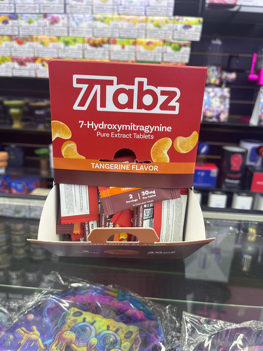 7tabz 7hydroxymitragynine tangerine flavor 30mg