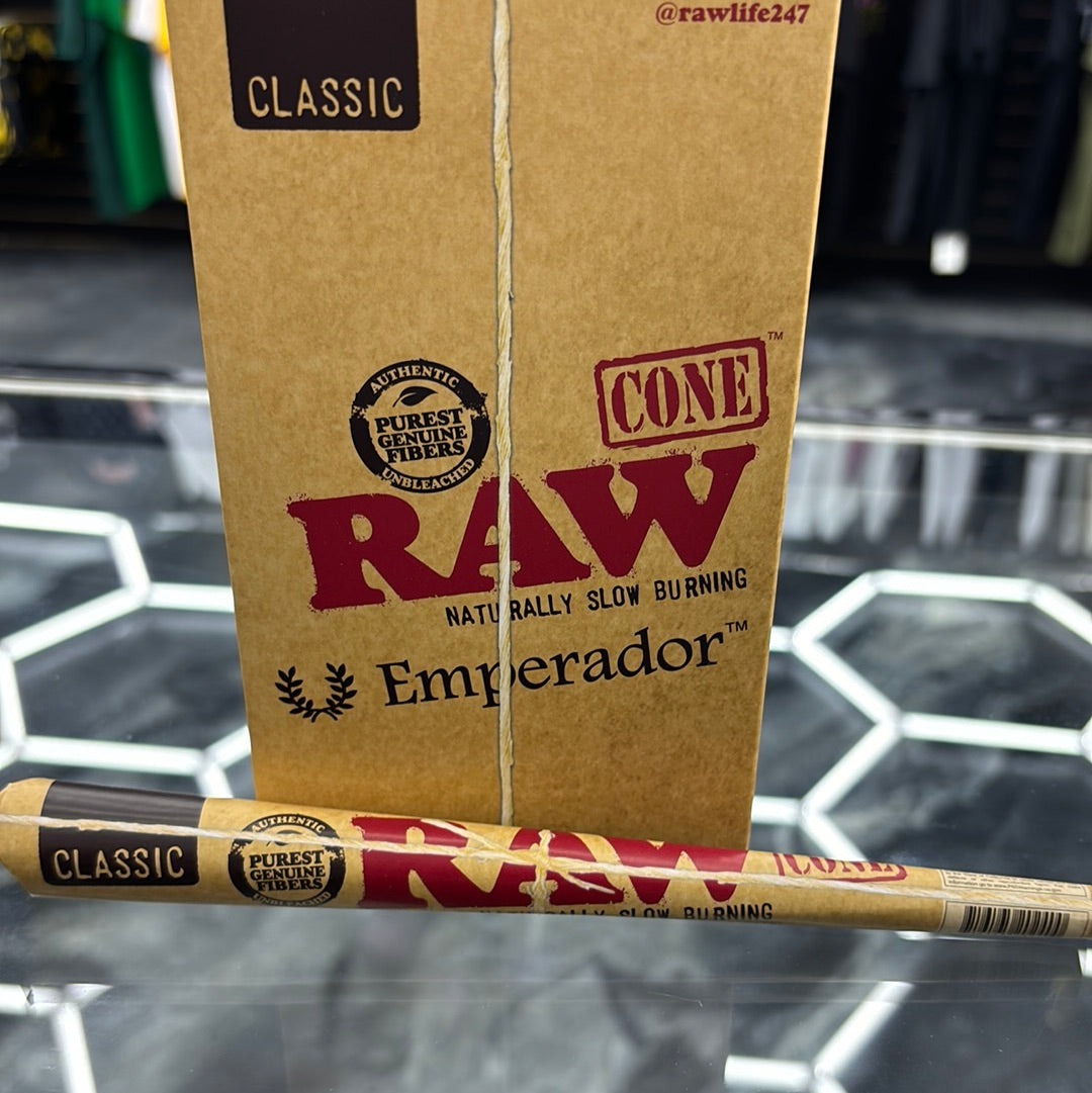 Raw emperador 1 cone per pack