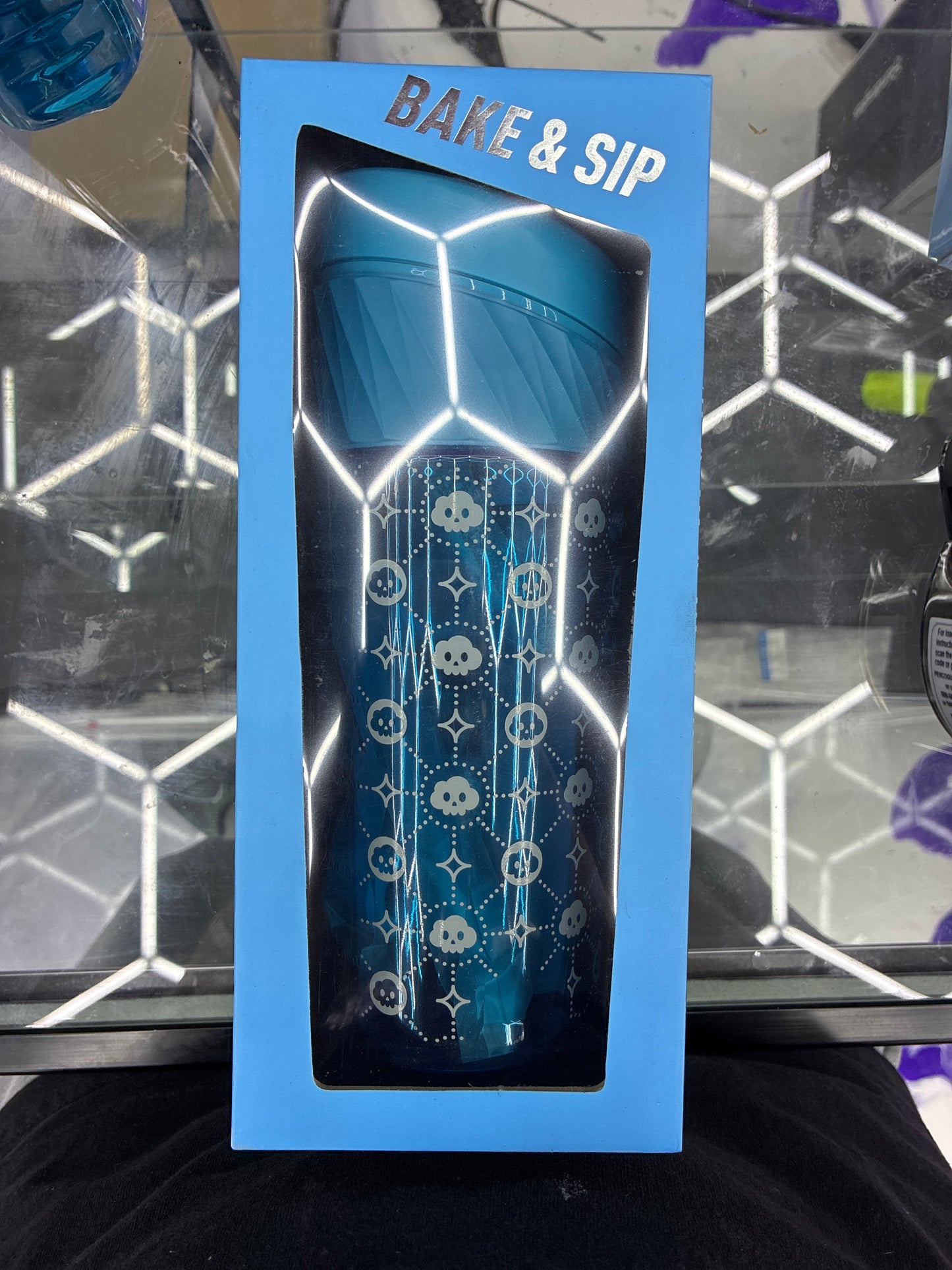 Strio Bake & Sip Water Pipe blue