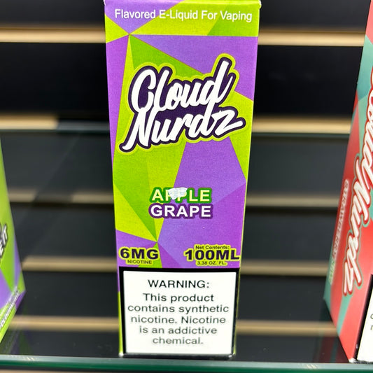 Cloud nurdz apple, grape 6MG