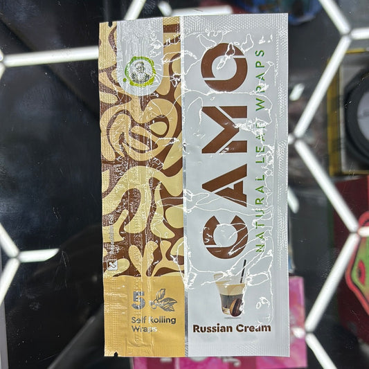 Camo Russian cream 5 rolling wraps