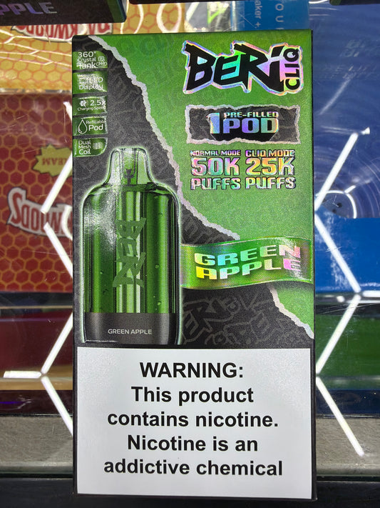 Beri Cliq 50k Pod Only (Green Apple)