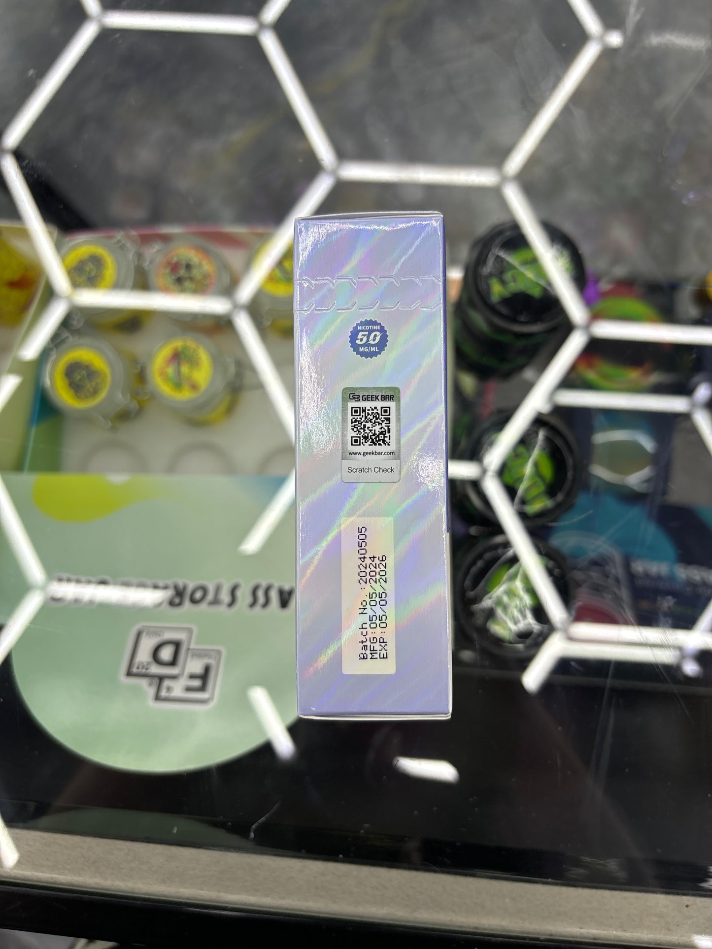 Geek bar skyview blue razz ice