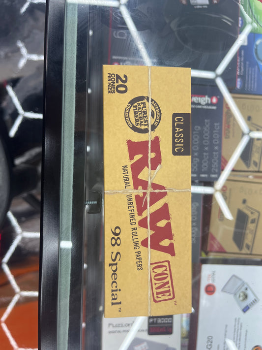 Raw classic 98 special cones 12pck