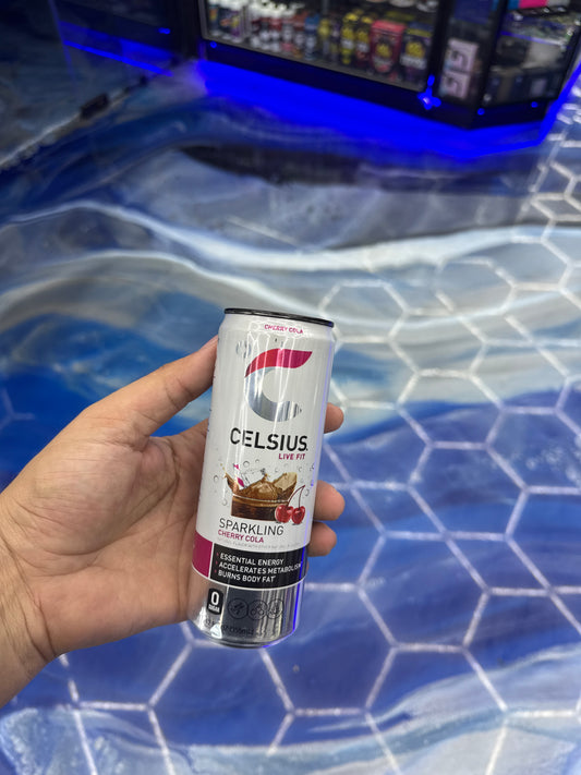 Celsius sparkling cherry cola 12oz