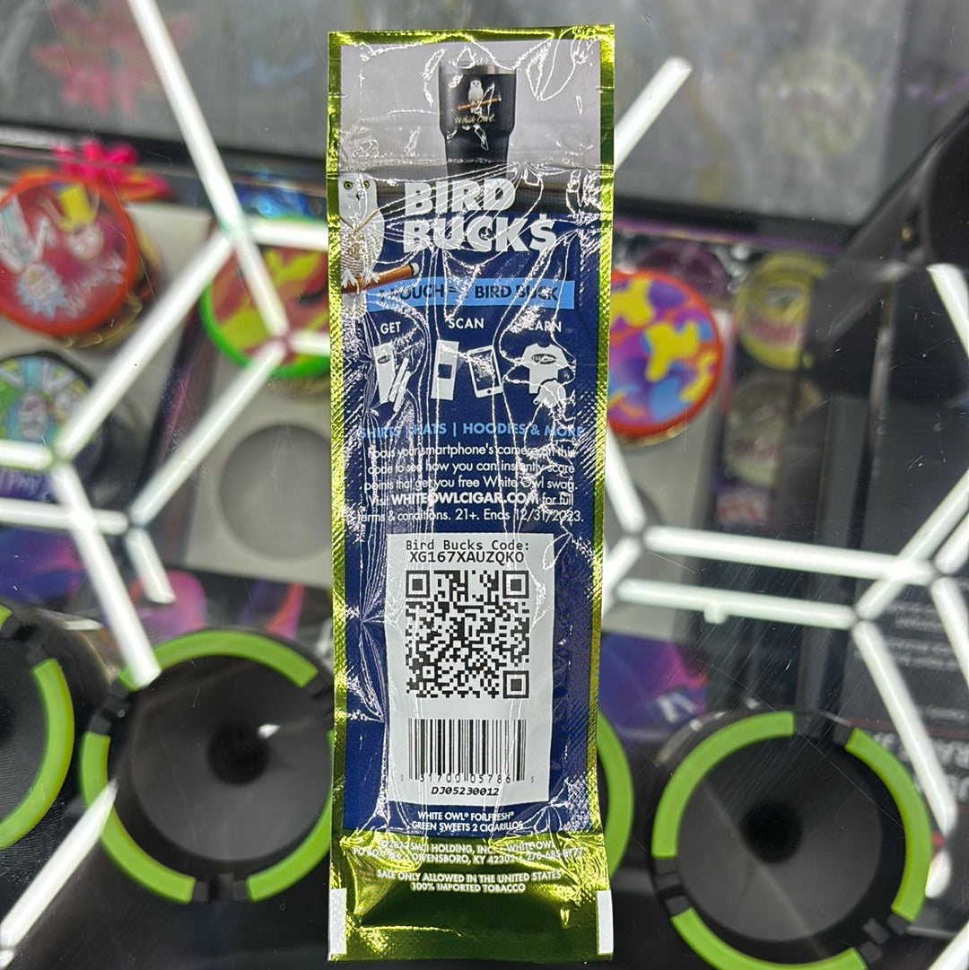 White owl green sweets cigarillos