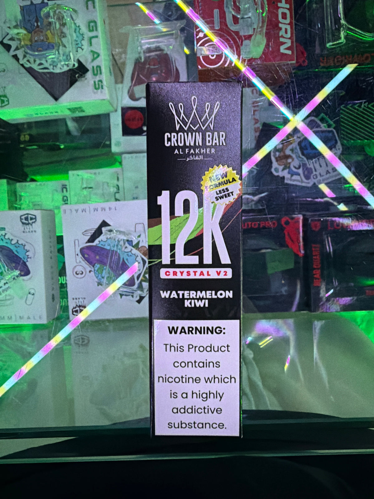 Al Fakher Crystal V2 Crown Bar Watermelon Kiwi