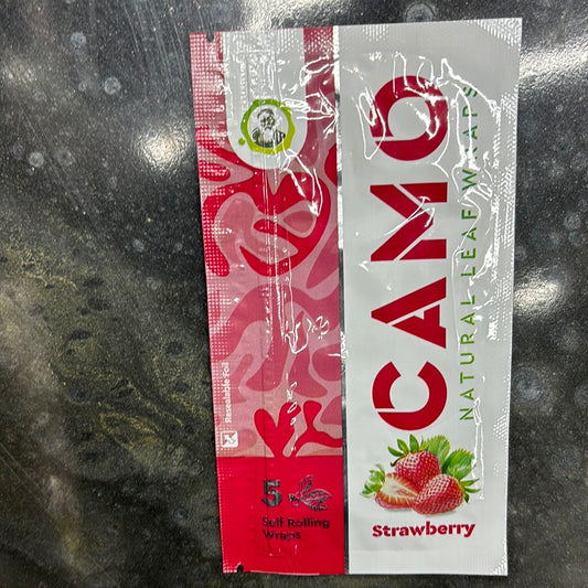 Camo leaf wrap strawberry