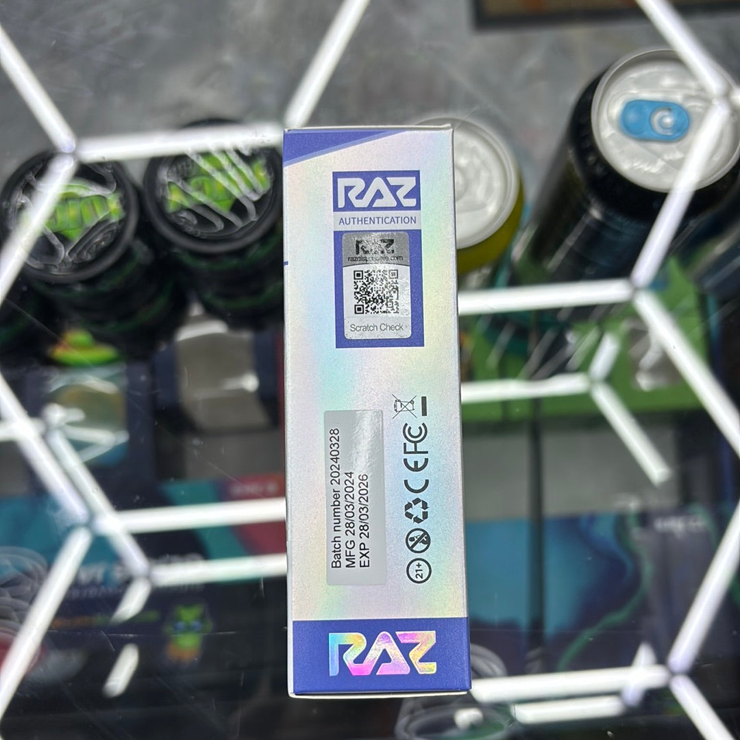 Raz dc25000 25k puffs iced blue dragon ￼