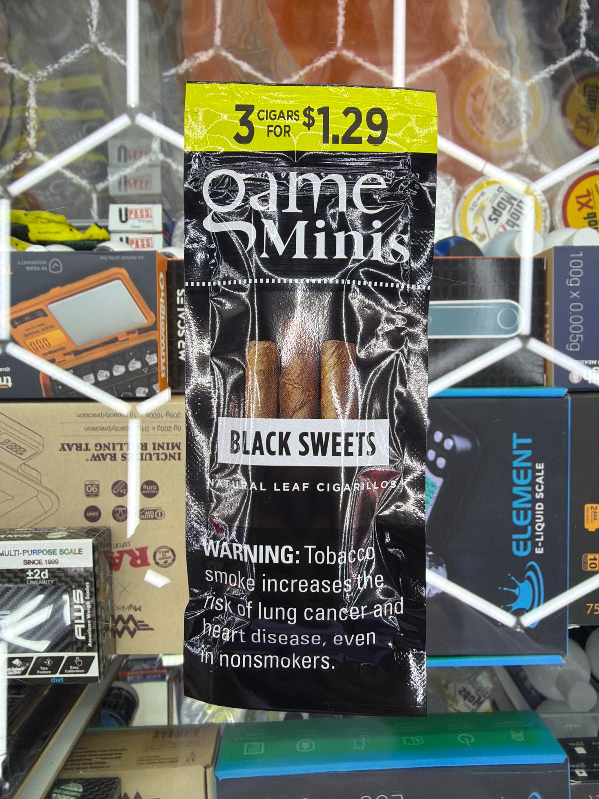 Game mini black sweet