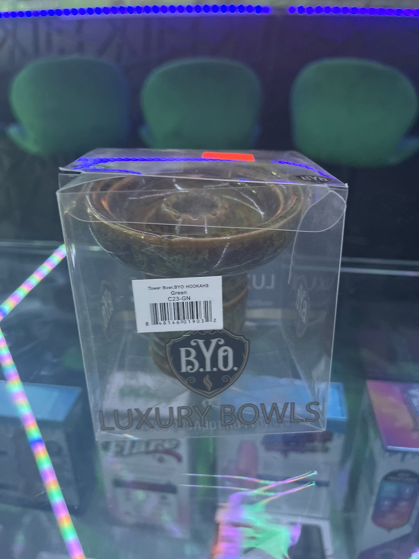 Byo luxury hookah bowls green