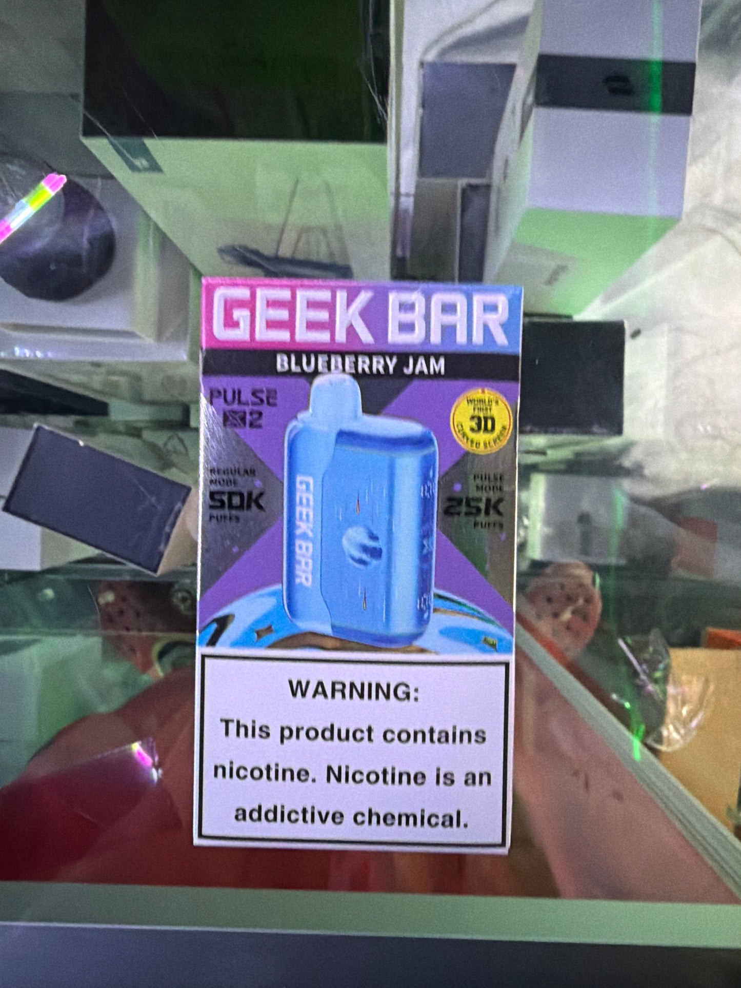 Geekbar Pulse x2 25k hits Blueberry jam