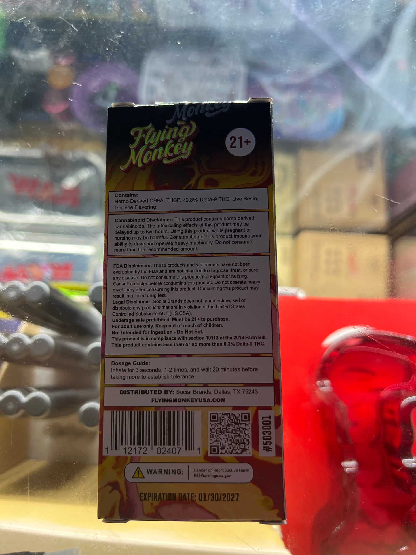 Flying monkey 3g disposable sativa watermelon squirt