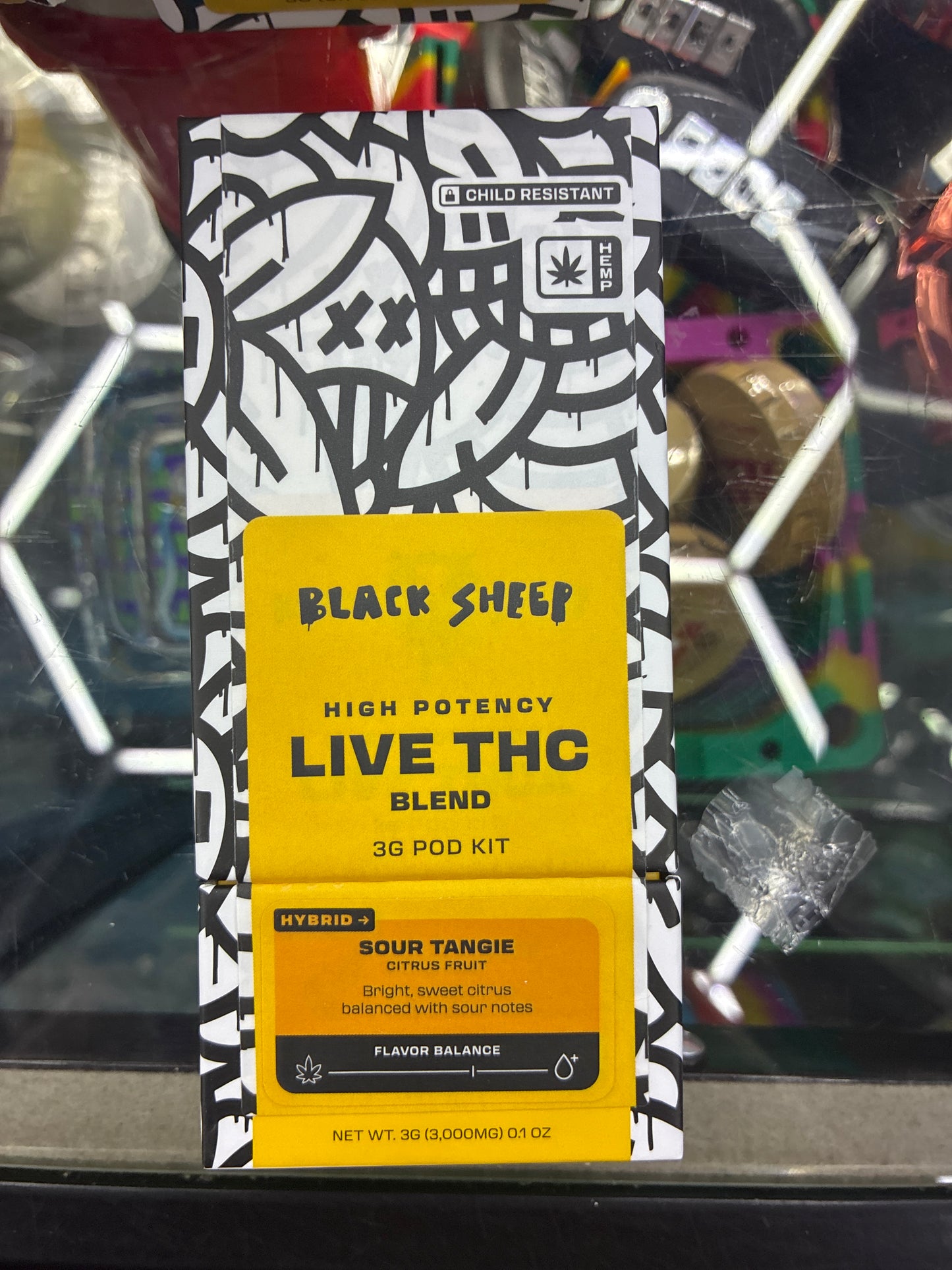 Black sheep live thca blend 3g pod kit hybrid sour tangie