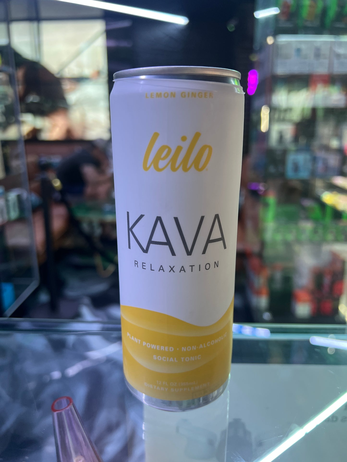 Leilo KAVA Relaxation 1000mg lemon ginger 12floz