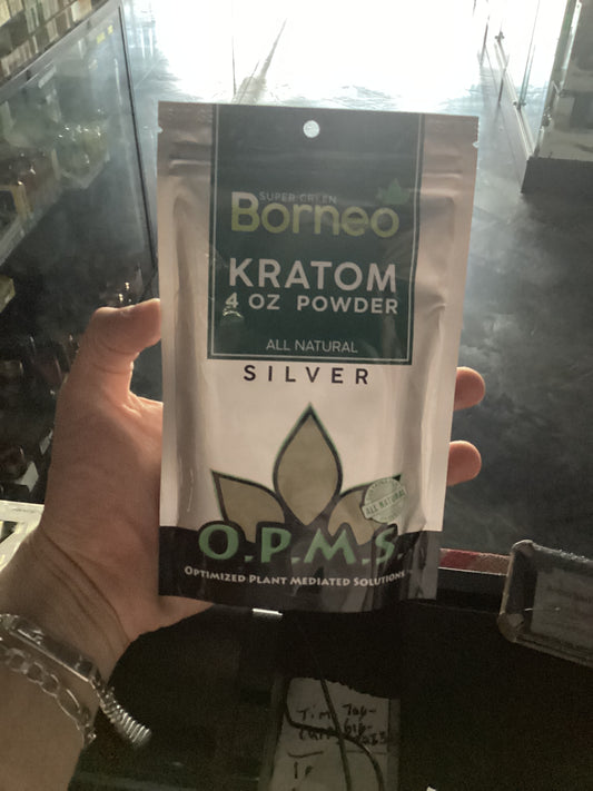 Opms borneo kratom powder 4oz super green