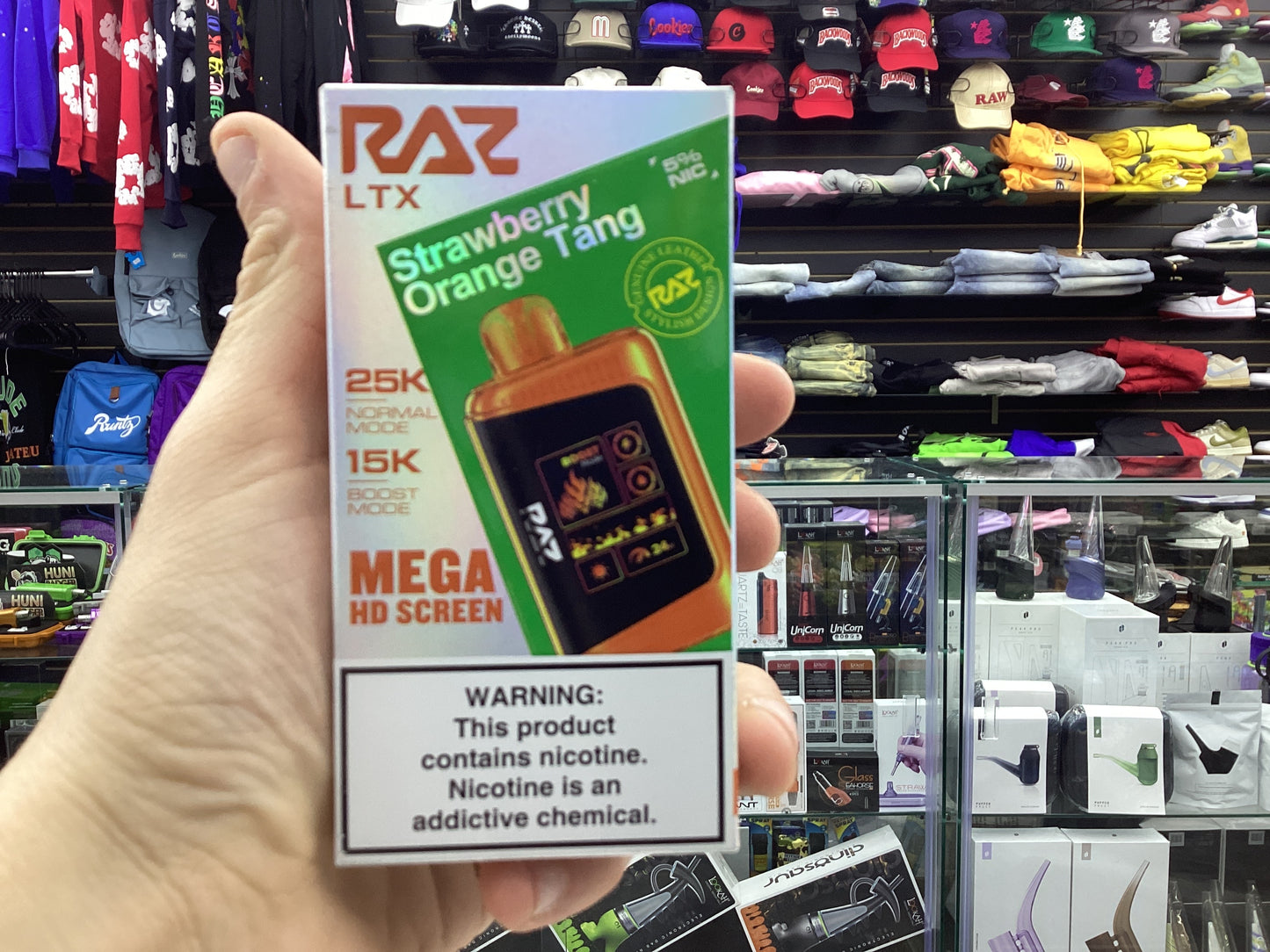 Raz dc25000 25k puffs strawberry orange tang