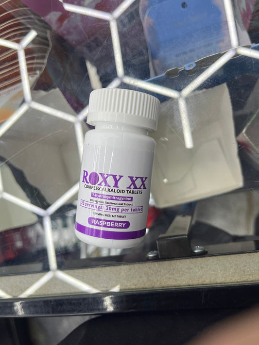 Roxy xx 7-hydroxy 30mgx10ct raspberry
