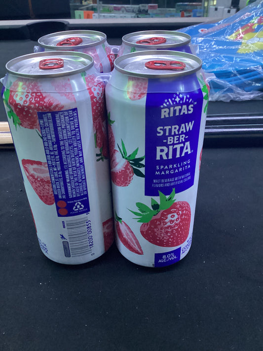 Ritas straw ber rita 4 pack 16 oz