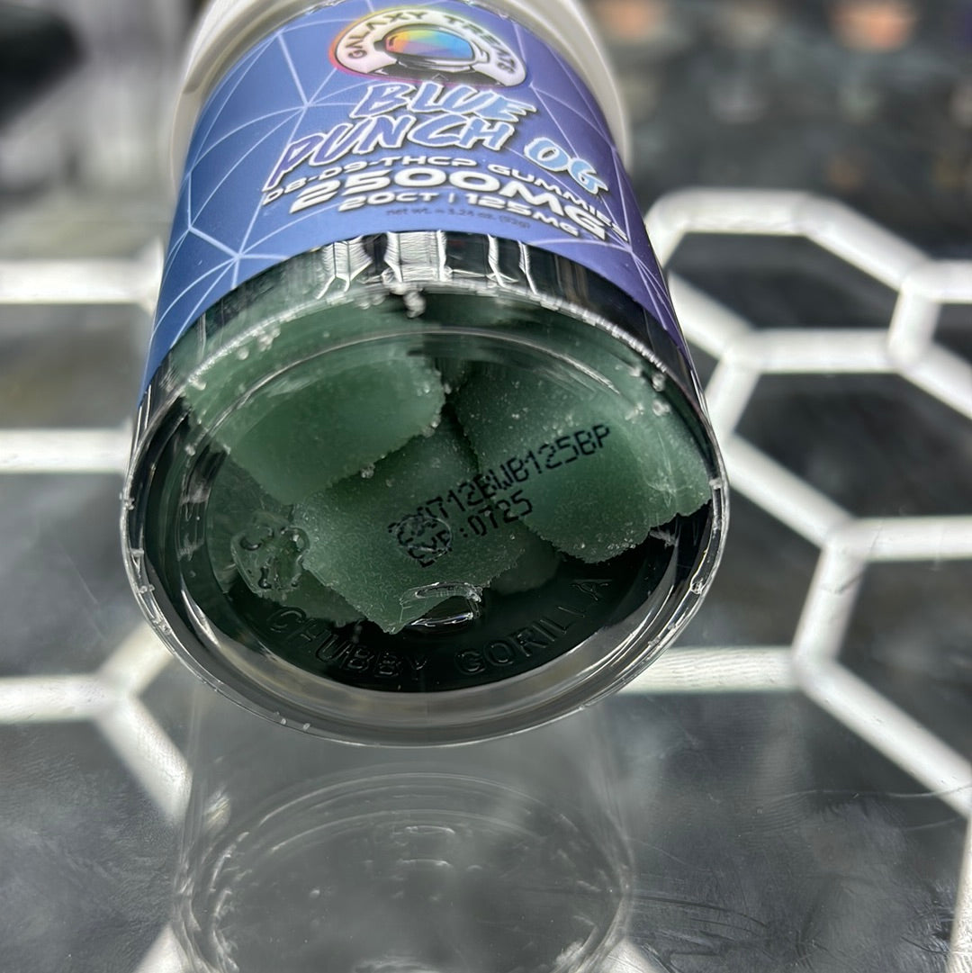 Galaxy treats, blue punch OG, 2500 mg 20 count