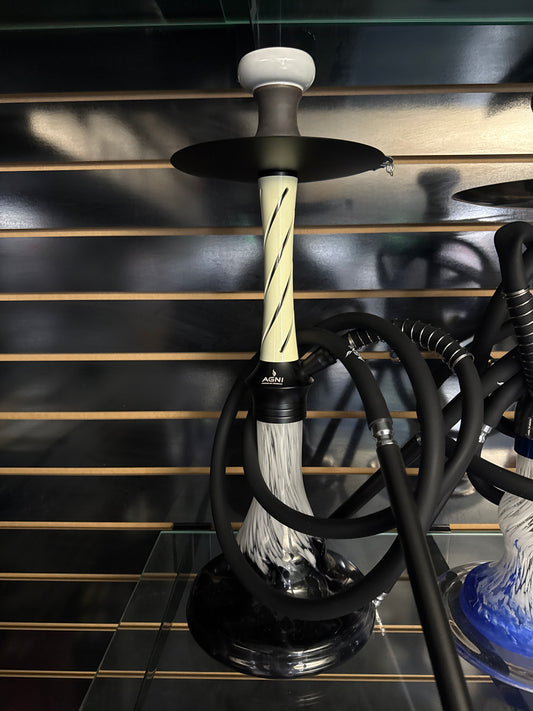 Agni premium hookah white