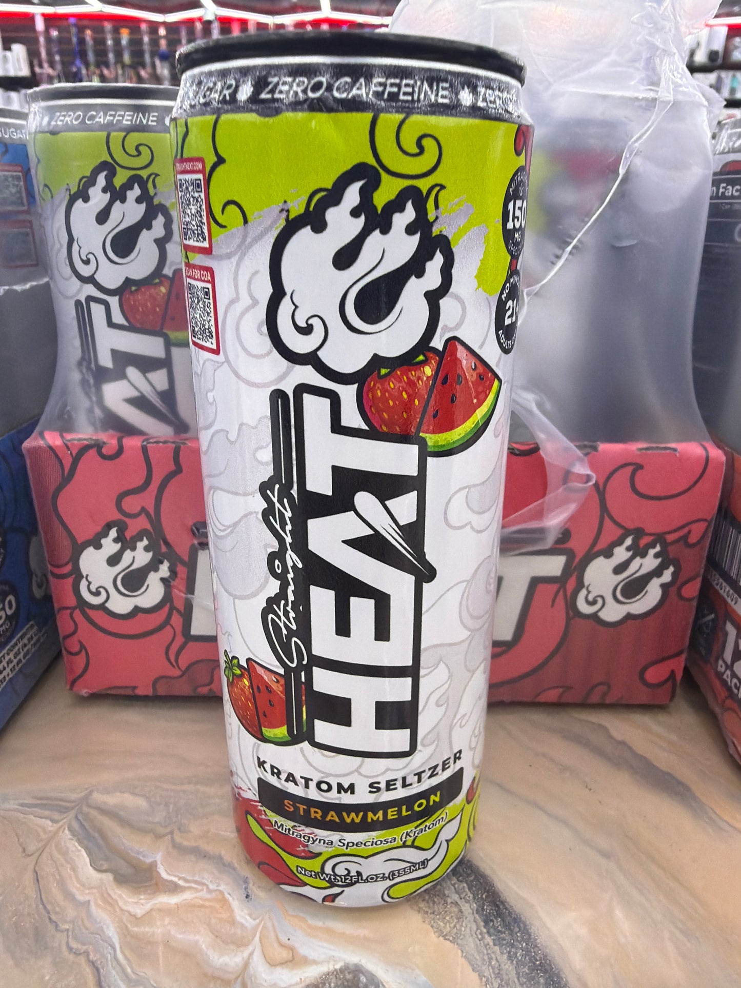 HEAT KRATOM SELTZER 150mit  STRAWMELON